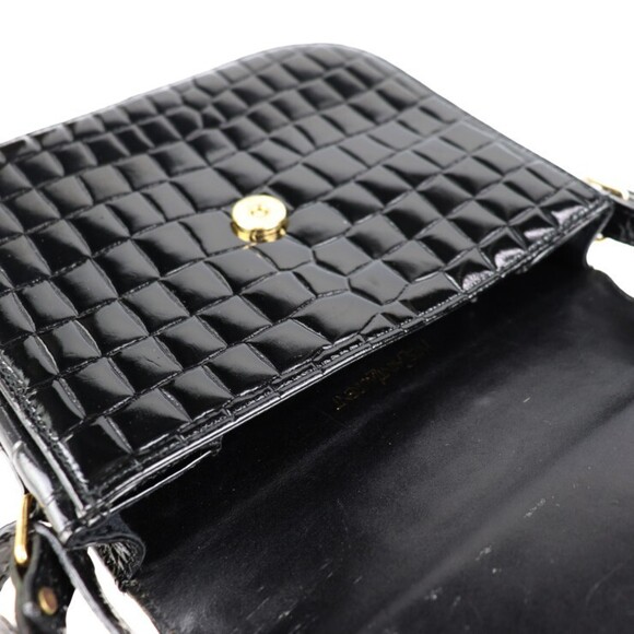 Auth Ysl Yves Saint Laurent Crocodile #160030Y35B - Picture 8 of 9